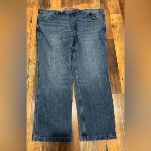 Duluth men's jeans size 50x32 flex ballroom jeans